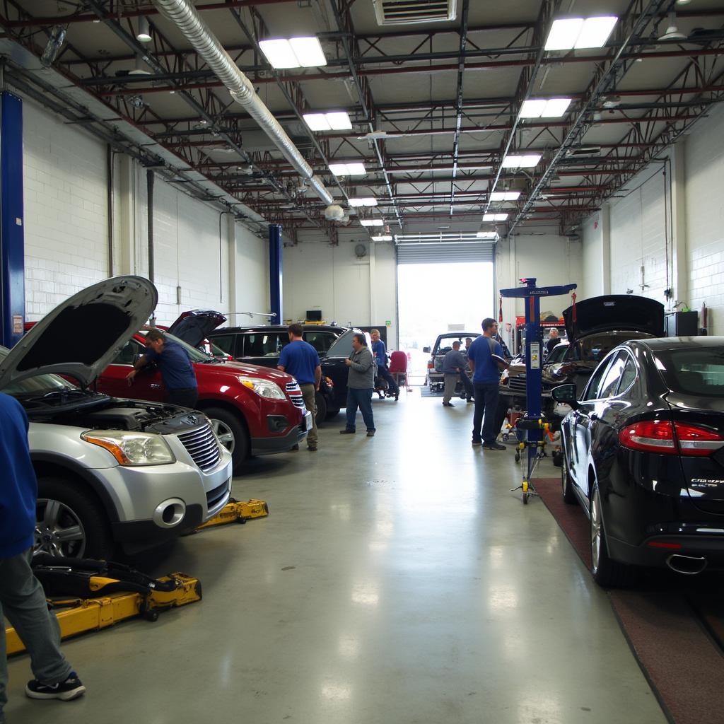 Modern auto service shop in St. Cloud MN