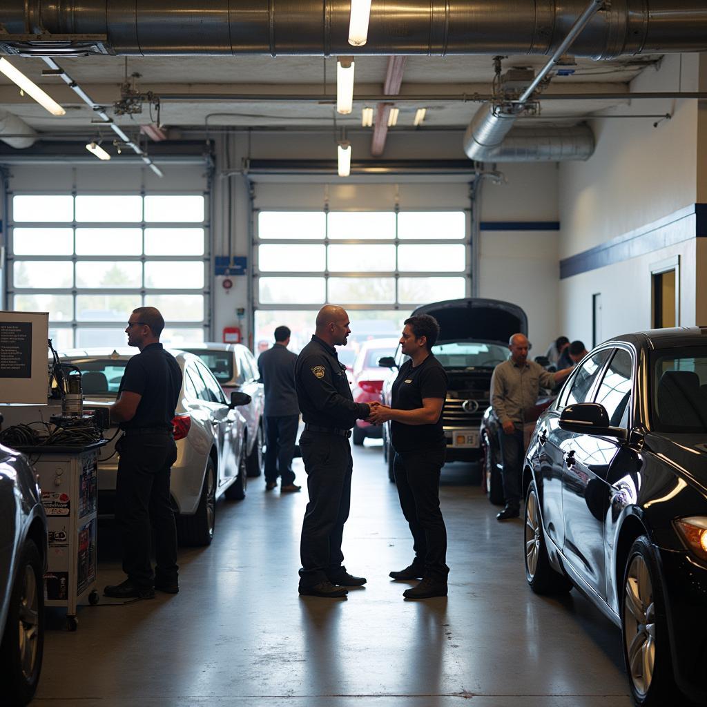 Auto service center located on Sterling Ave, Palatine