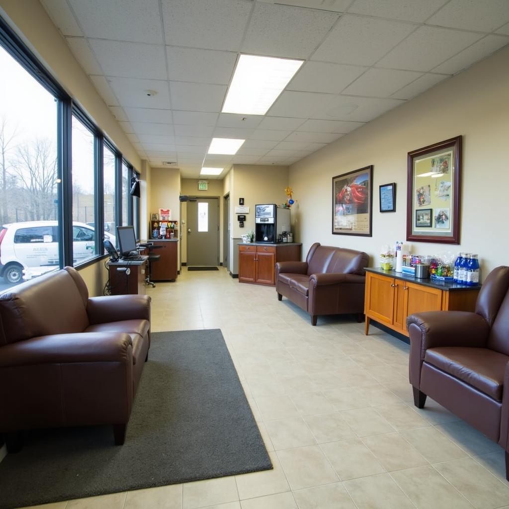 Comfortable Auto Service Waiting Area