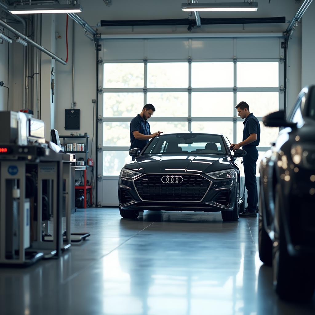 Modern and Well-Equipped Auto Service Garage in Horley