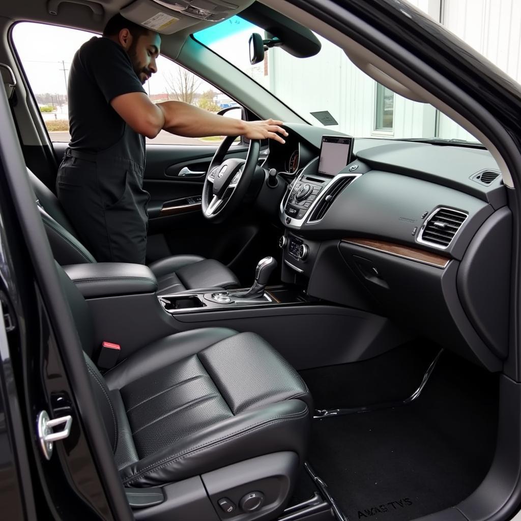 Interior Detailing Service at a Burlington Auto Spa