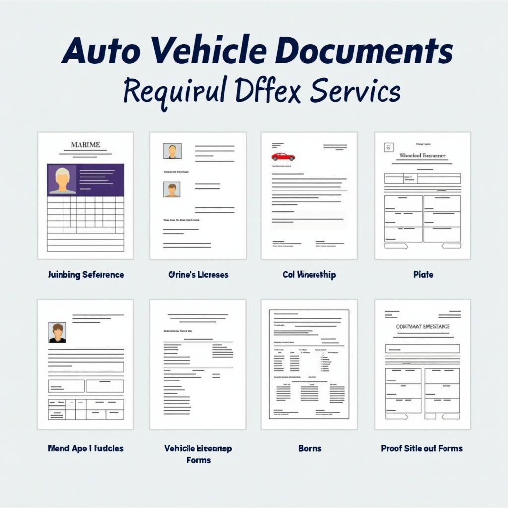 Vehicle Documents for Auto Title Services