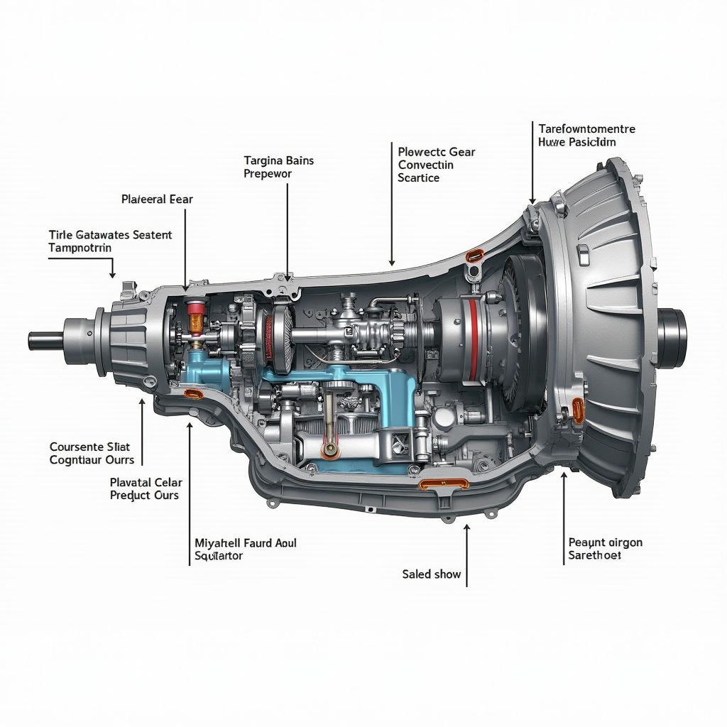 Automatic Transmission Components Exploded View