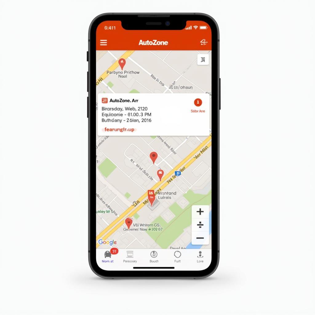 AutoZone Mobile App Store Locator