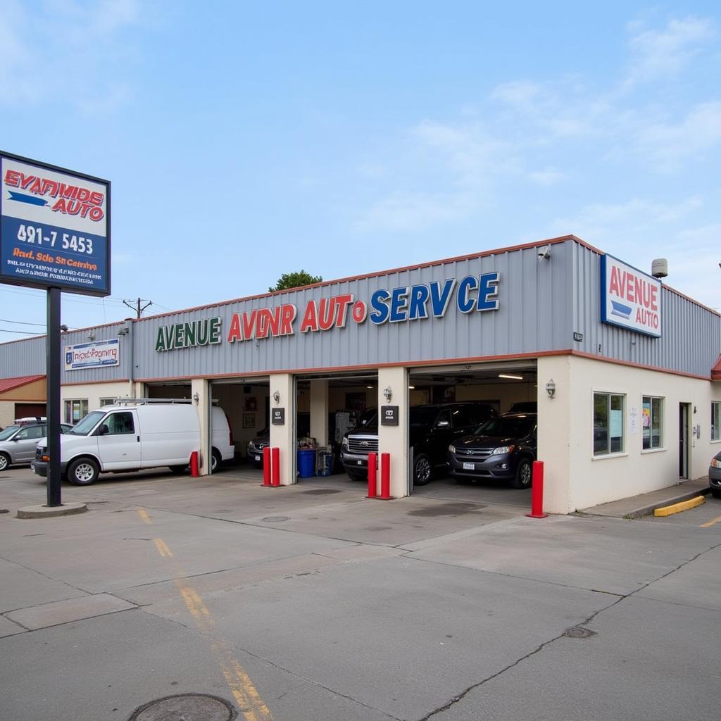 Avenue Auto Service San Carlos Shop Front