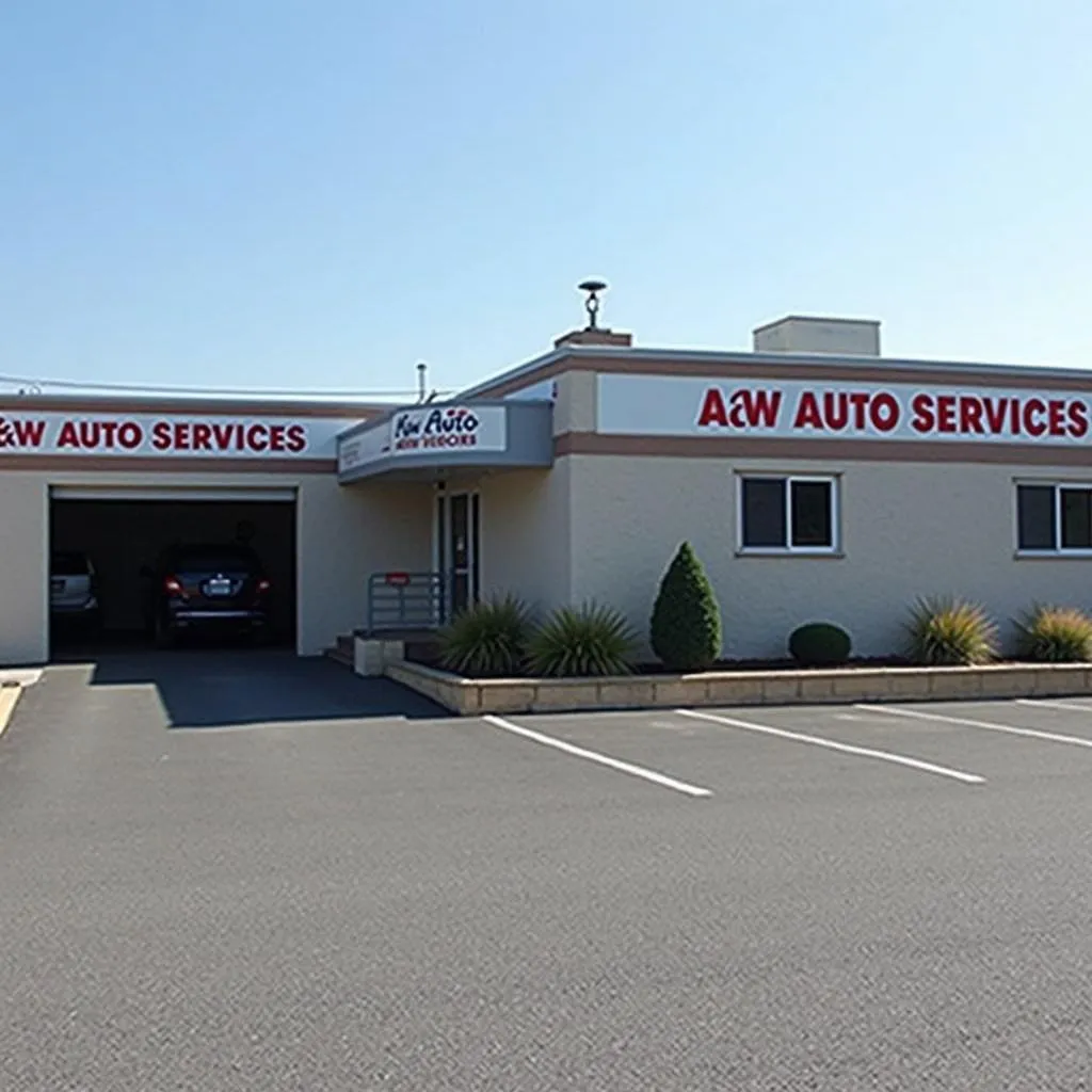 A&amp;W Auto Services building exterior