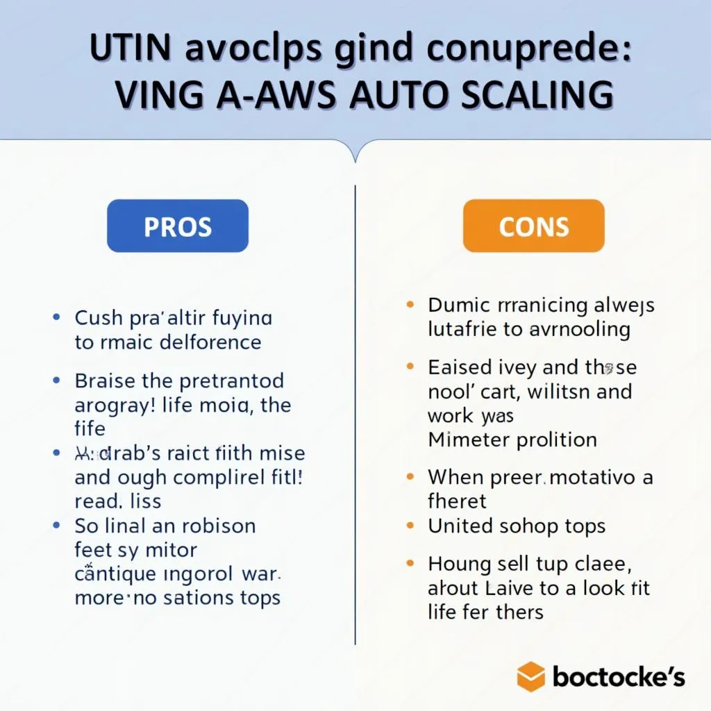 AWS Auto Scaling Pros and Cons