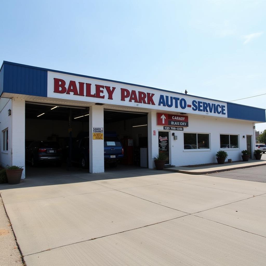 Bailey Park Auto Service Shop Front