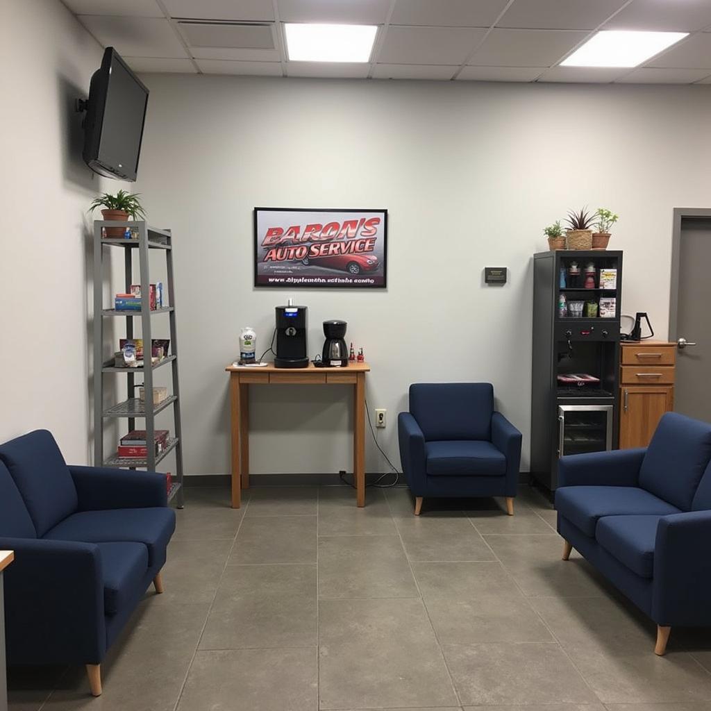 Comfortable and modern waiting area