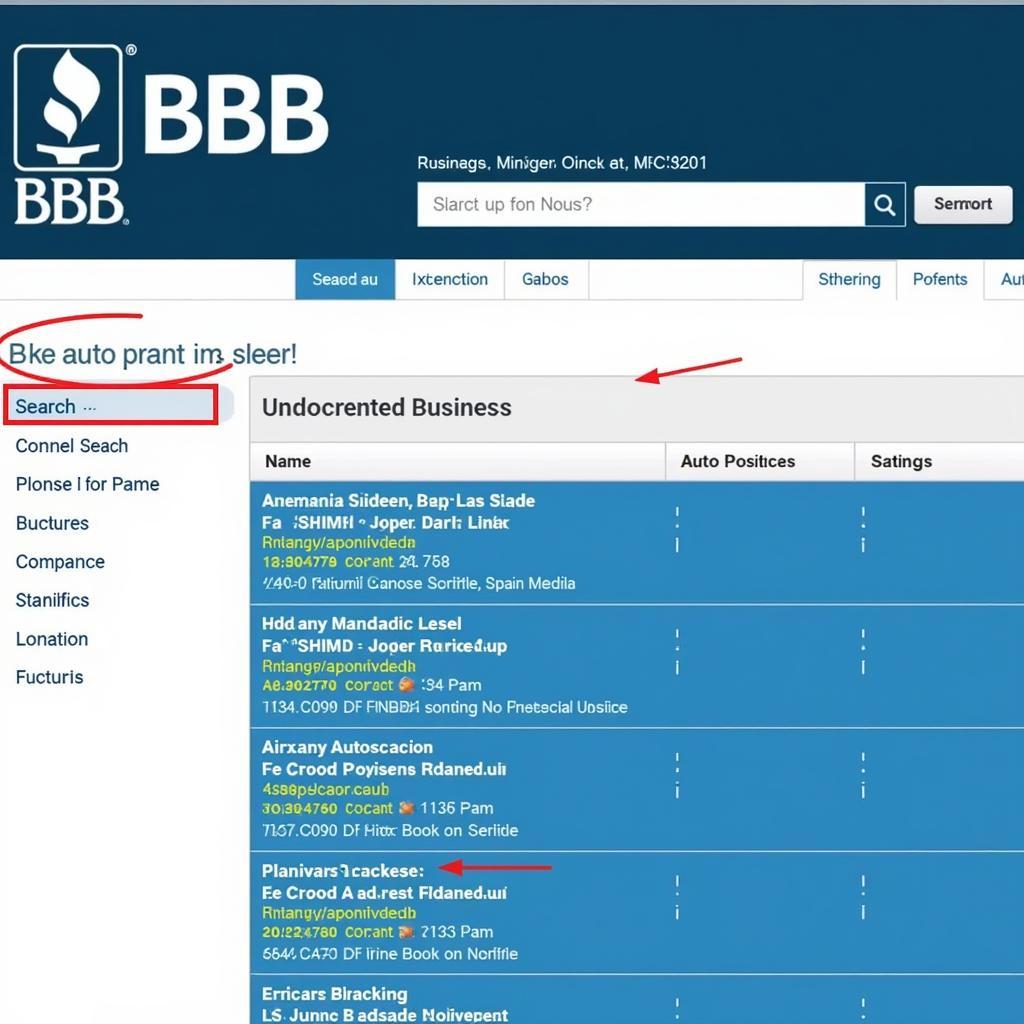 BBB Search Results 3400 Area Code