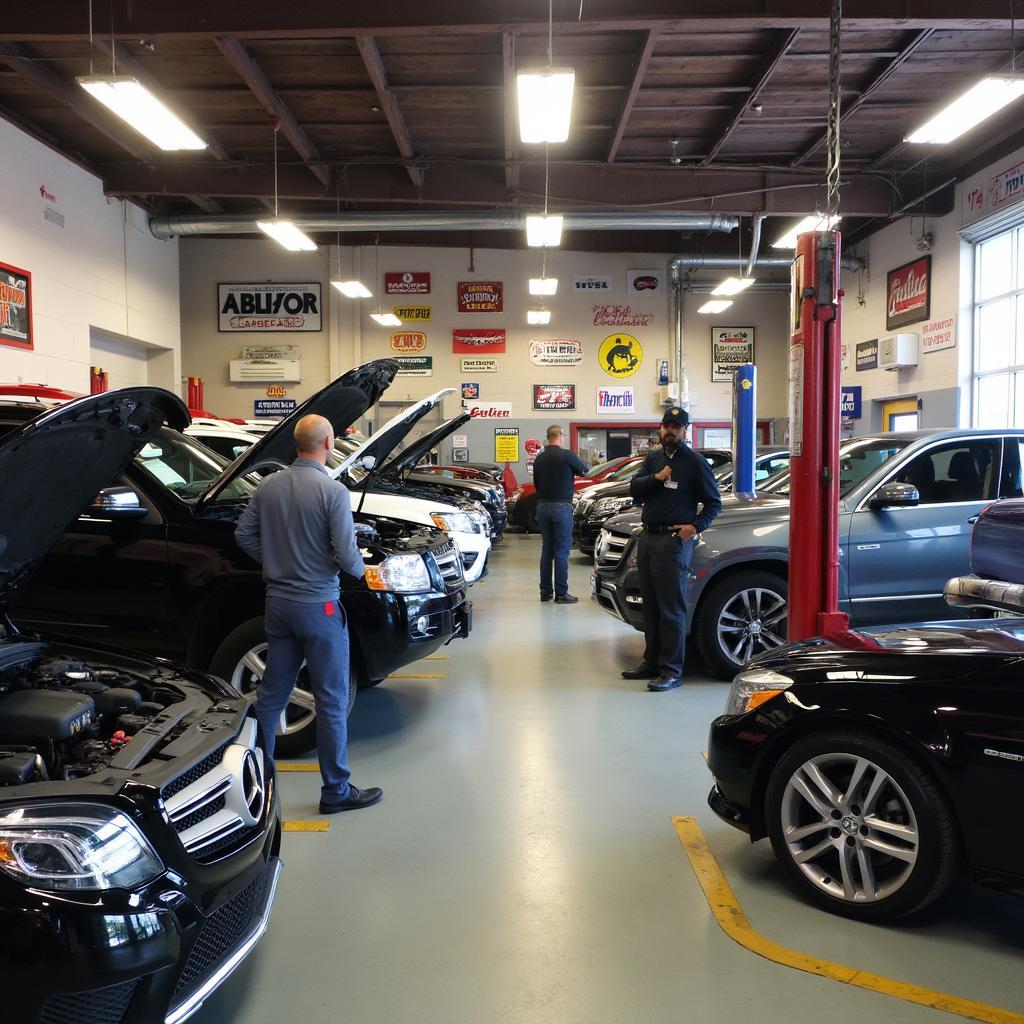 Car repair shop in Belfast, ME