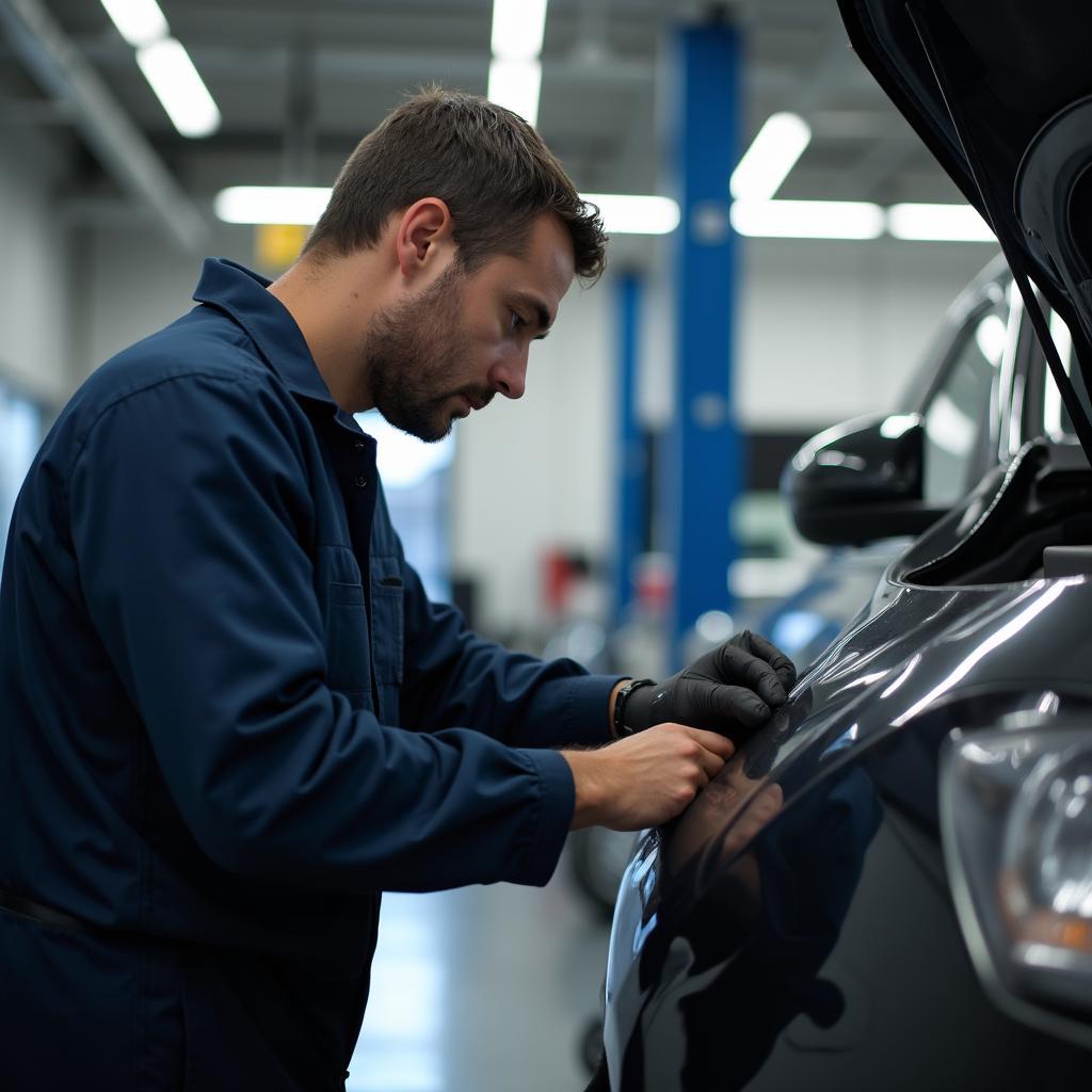 Bethlehem Auto Service Technician at Work