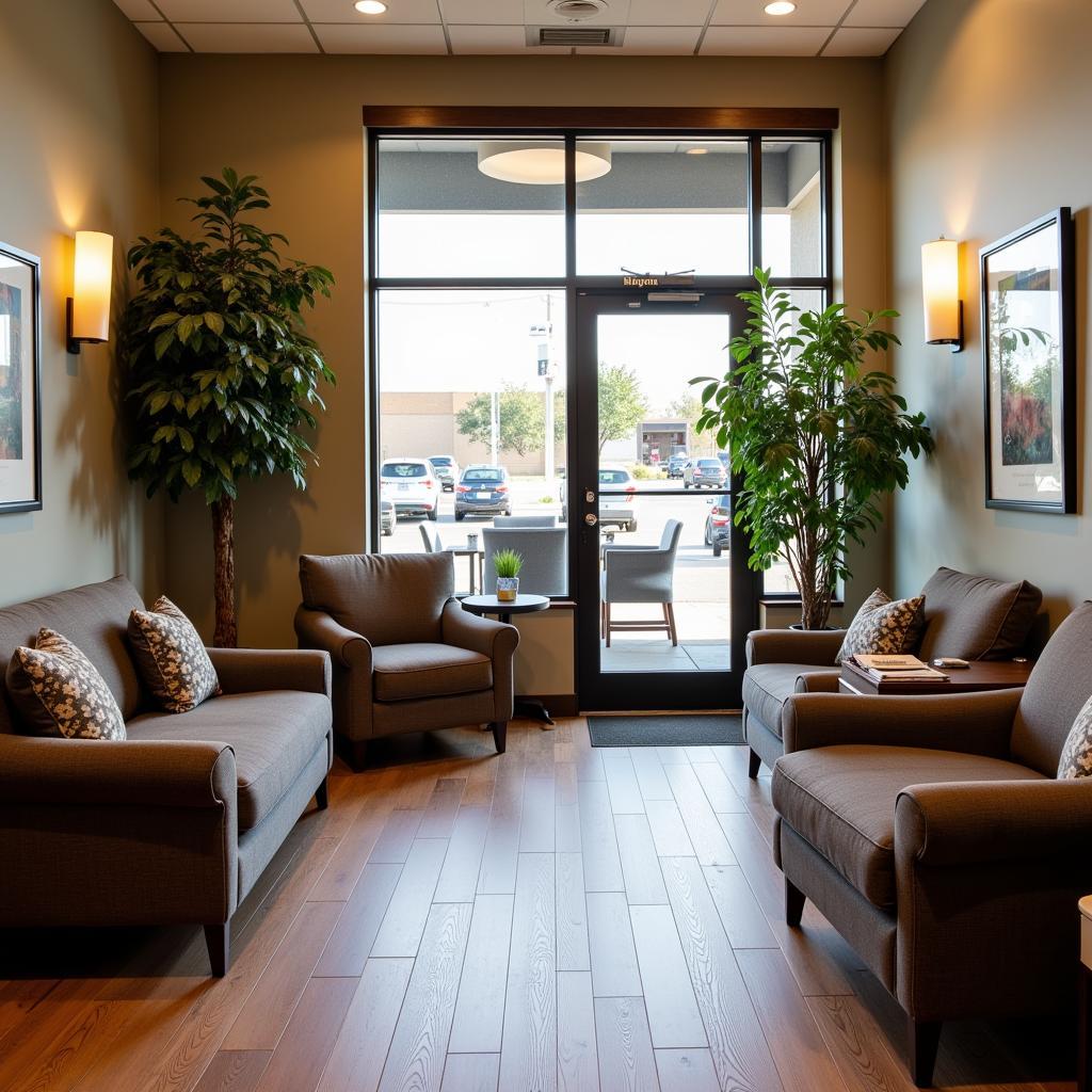 Comfortable Waiting Area at Bighorn Auto