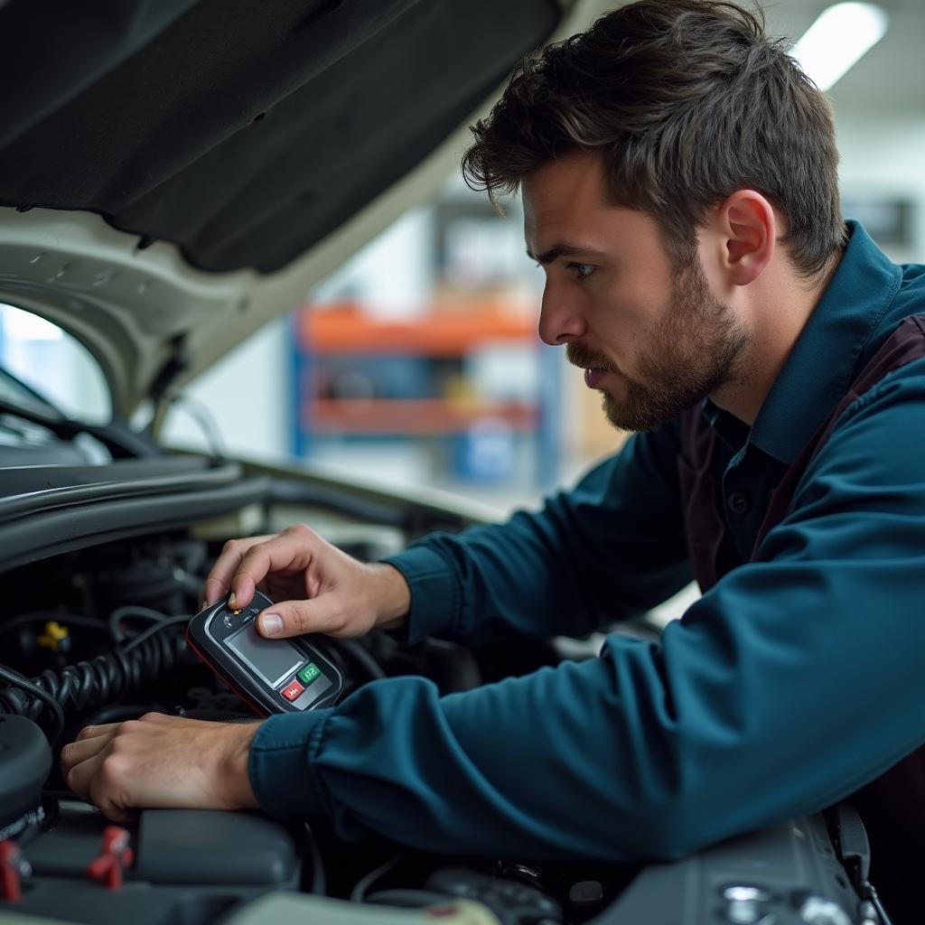 Black's Tire & Auto Service New Bern NC Technician at Work