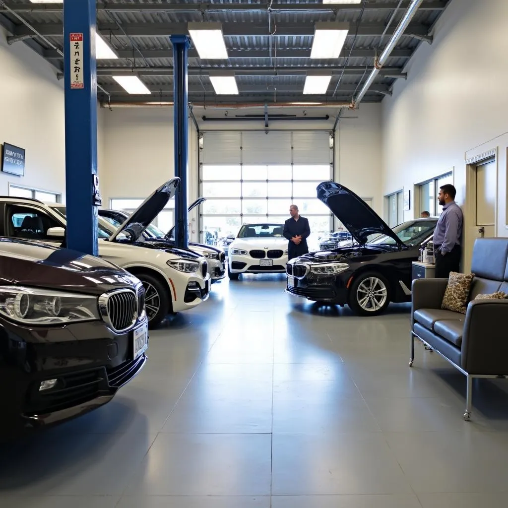 BMW Auto Service Shop in Orange, CA - Interior