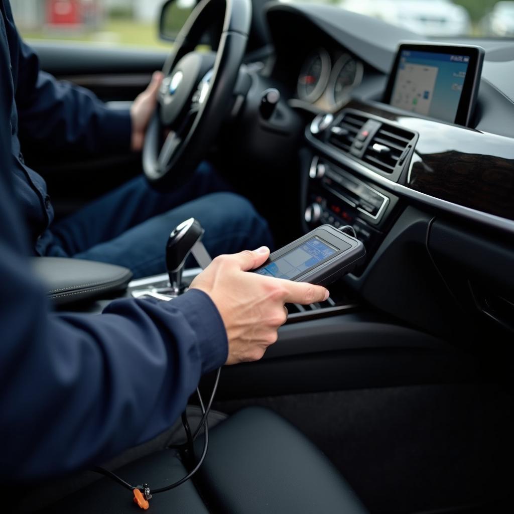 Computerized diagnostics for a BMW in San Leandro