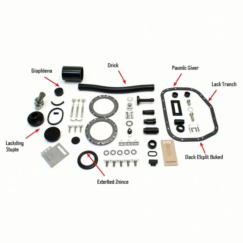 Contents of BMW GA6HP26Z Auto Trans Service Kit ZF 24117571227KT2