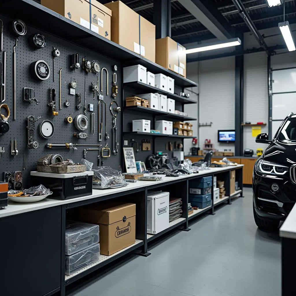 Genuine BMW Parts and Accessories Display