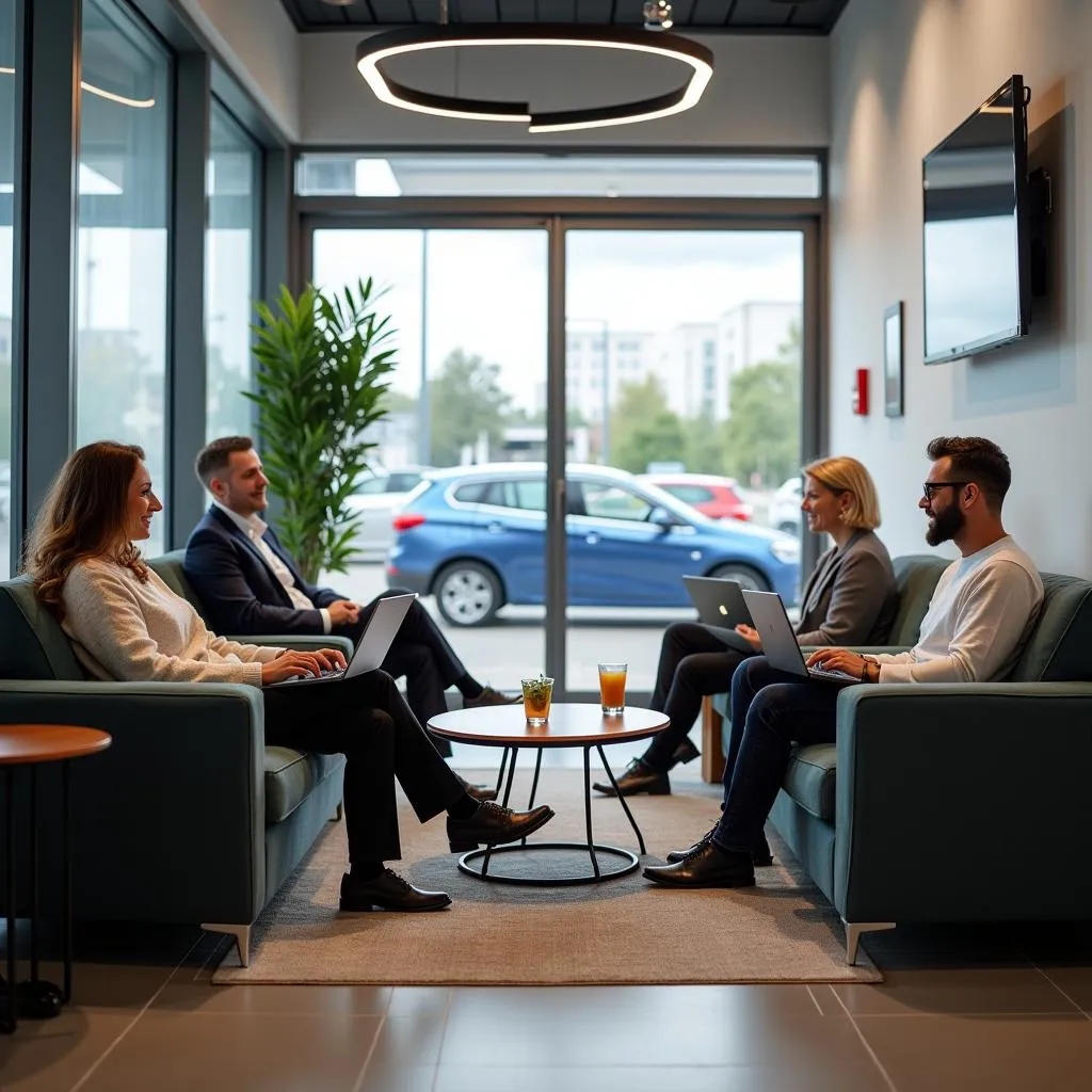 BMW Service Center Waiting Area