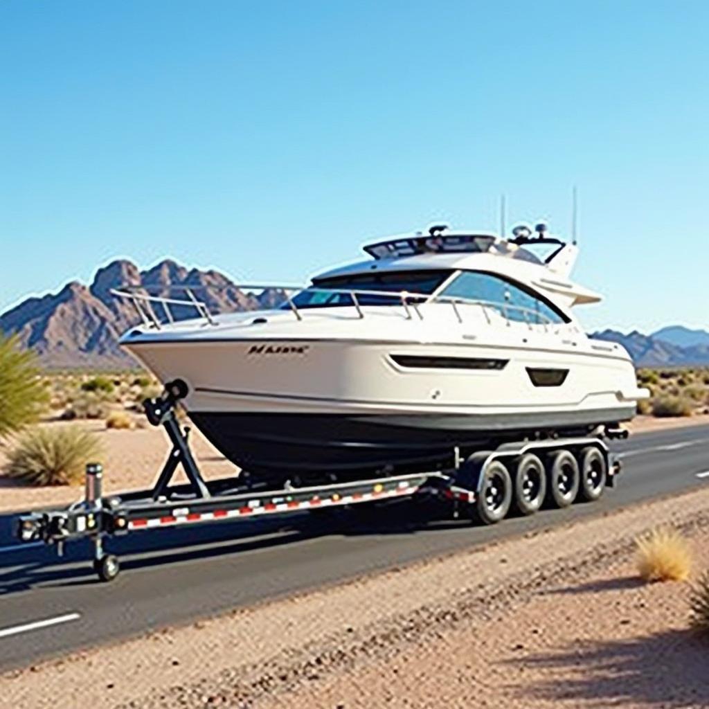 Boat Securely Transported Through Arizona