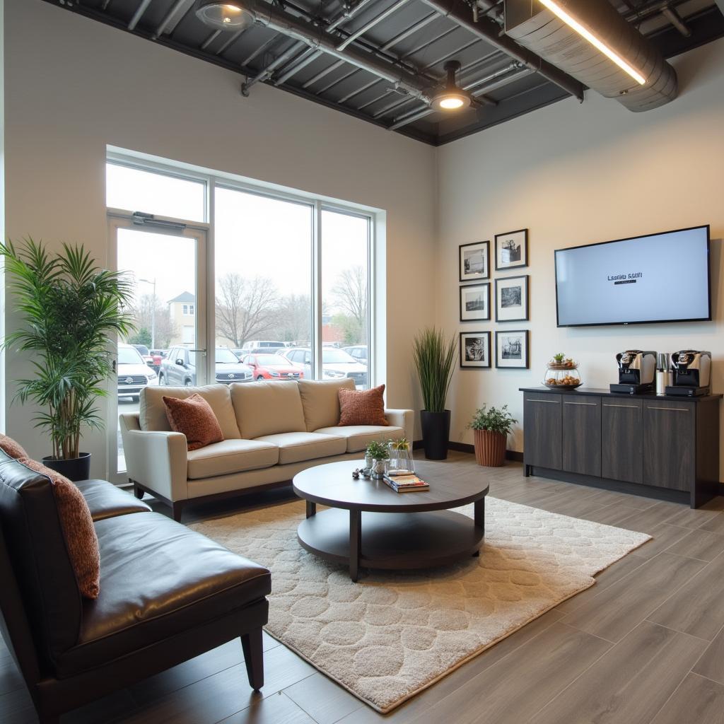 Comfortable and clean waiting area at Bobby's Auto Service Center