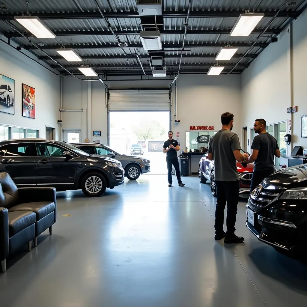 Boise auto repair shop interior