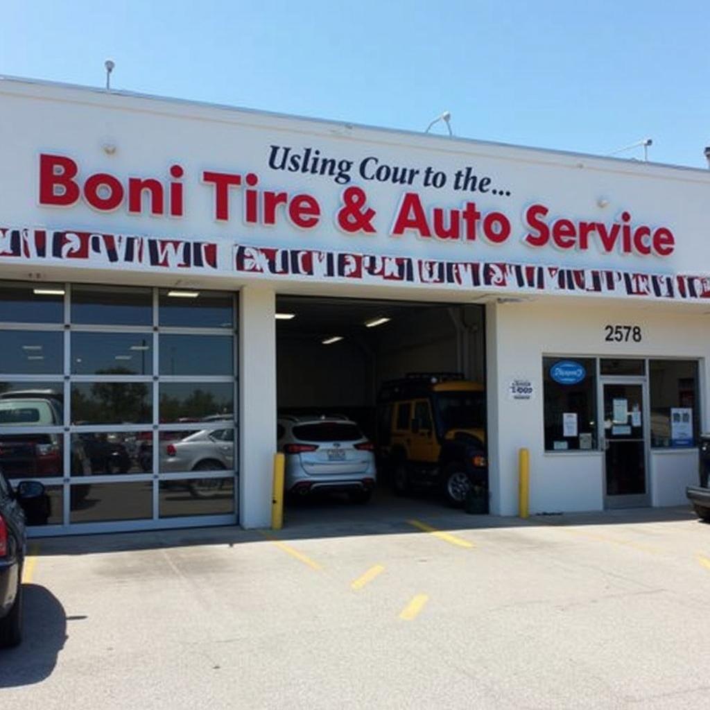 Boni Tire and Auto Service shop front