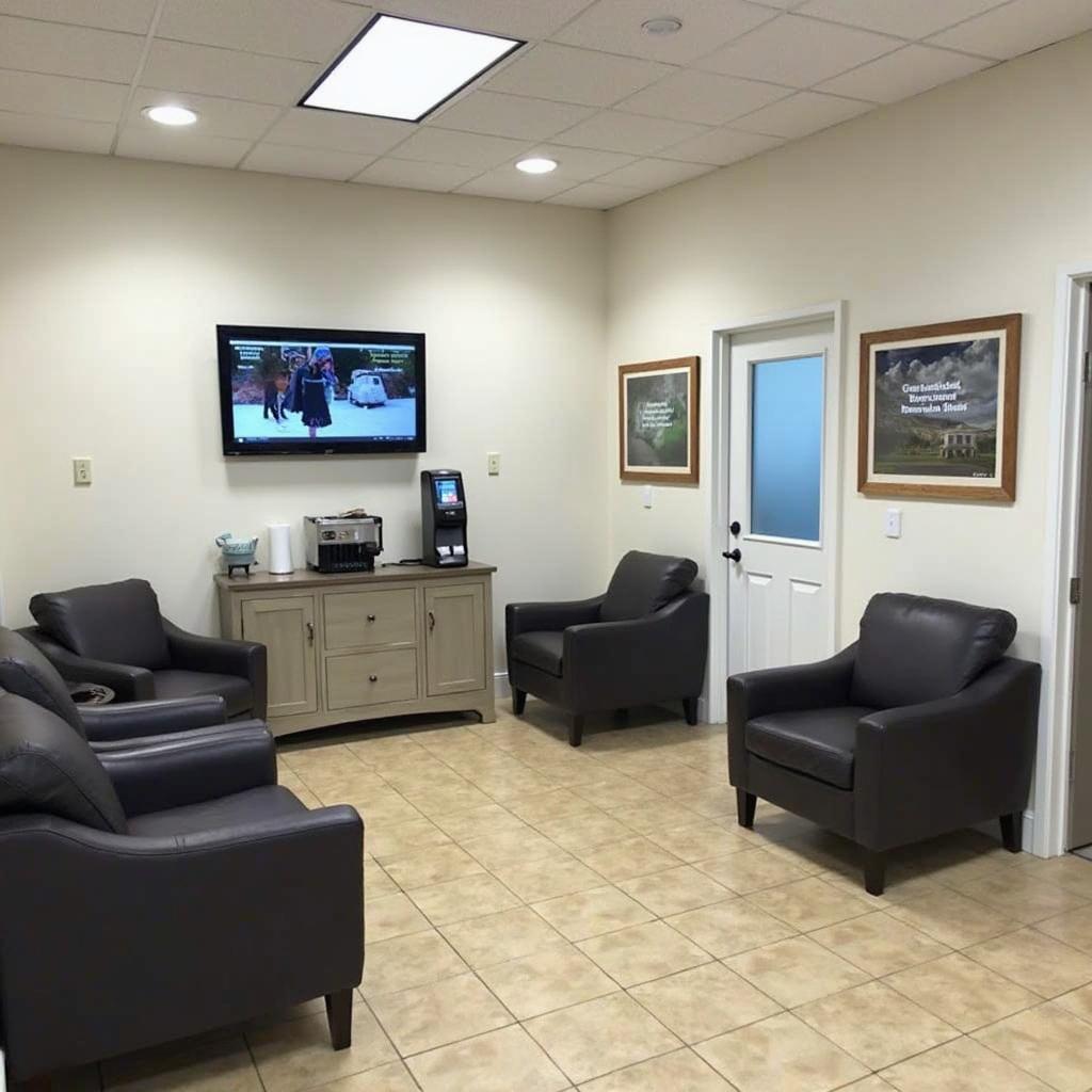 Comfortable Customer Waiting Area