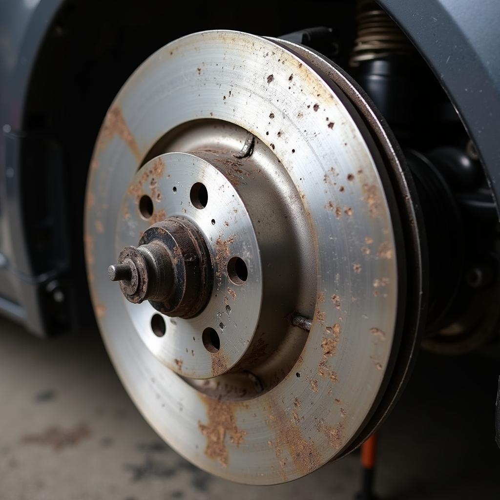 Brake rotor resurfacing