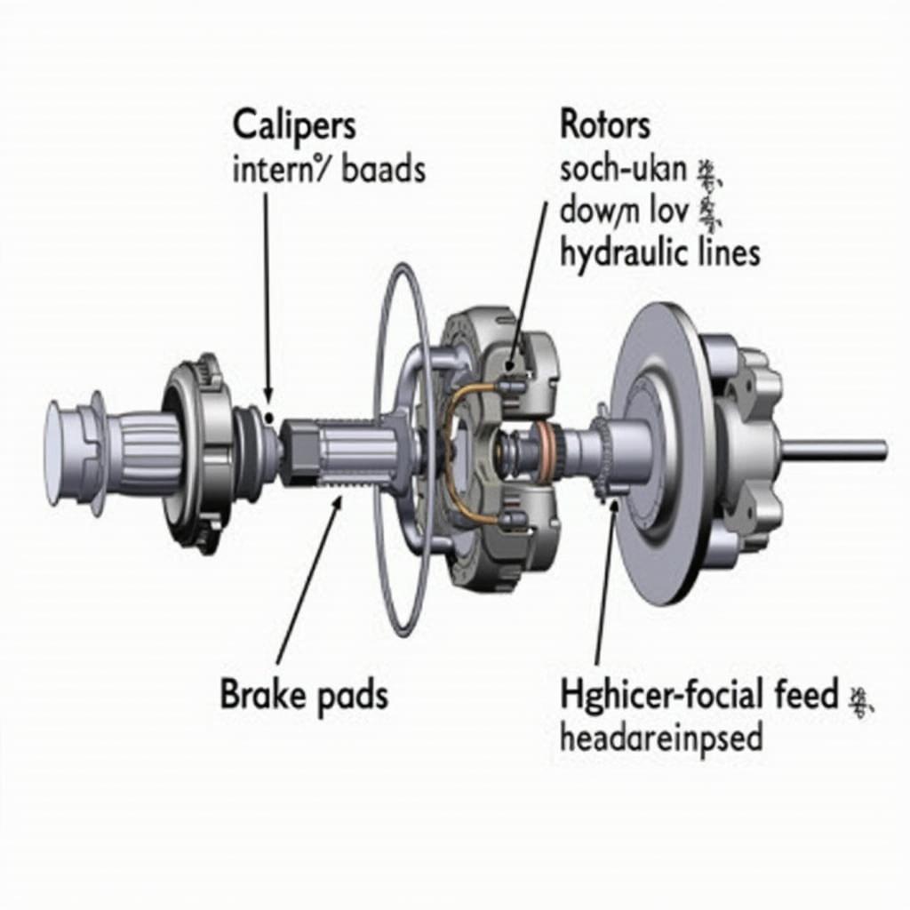 Car Brake System Components