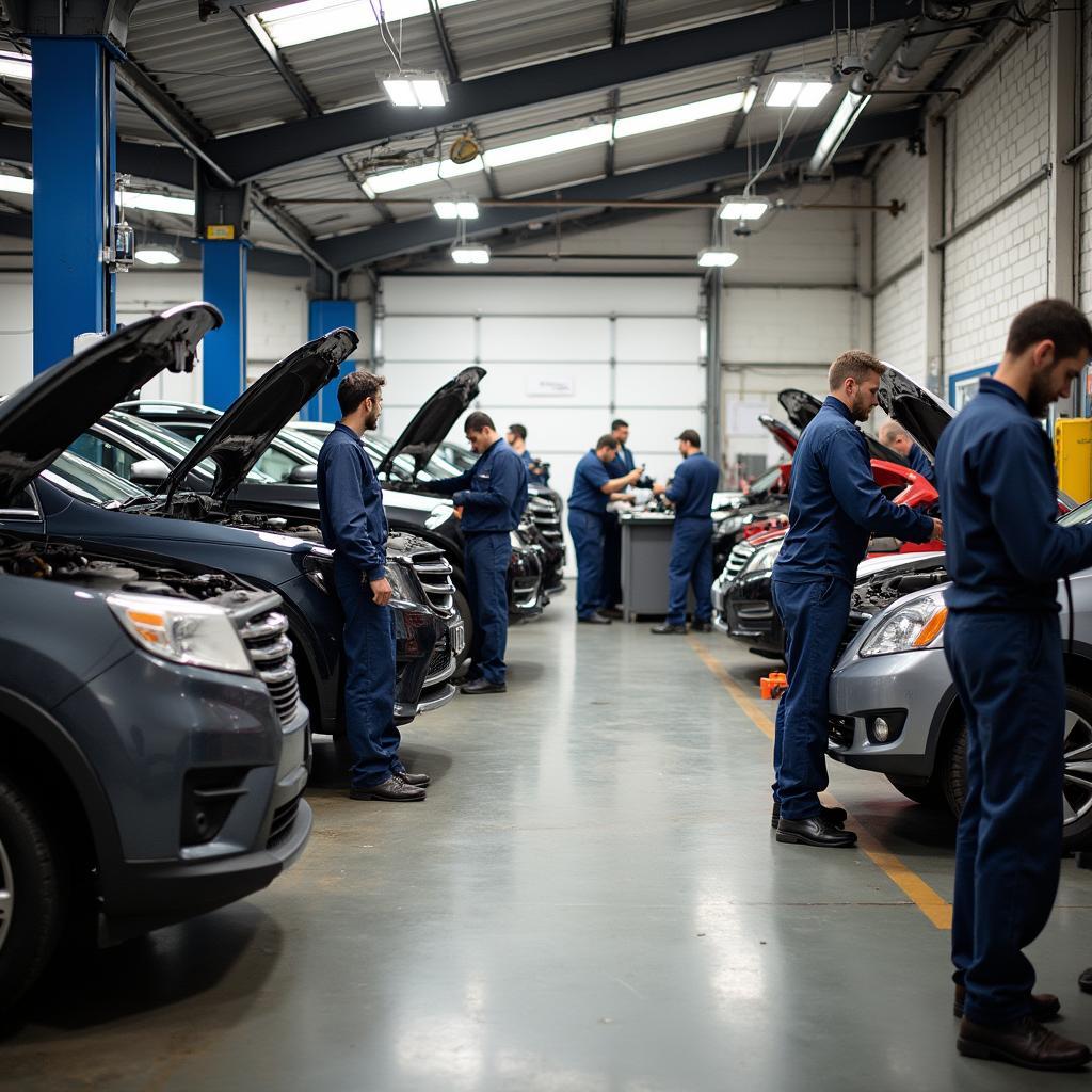 Modern Auto Repair Shop in Broadbridge