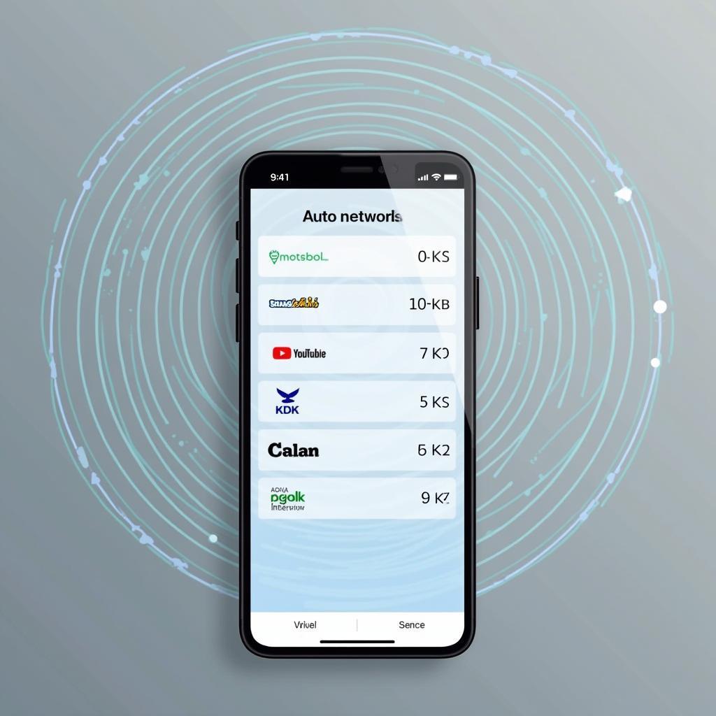 Smartphone connecting to cellular network abroad