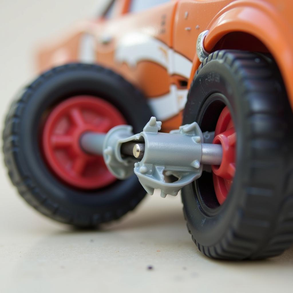 Broken Axle of a Toy Car