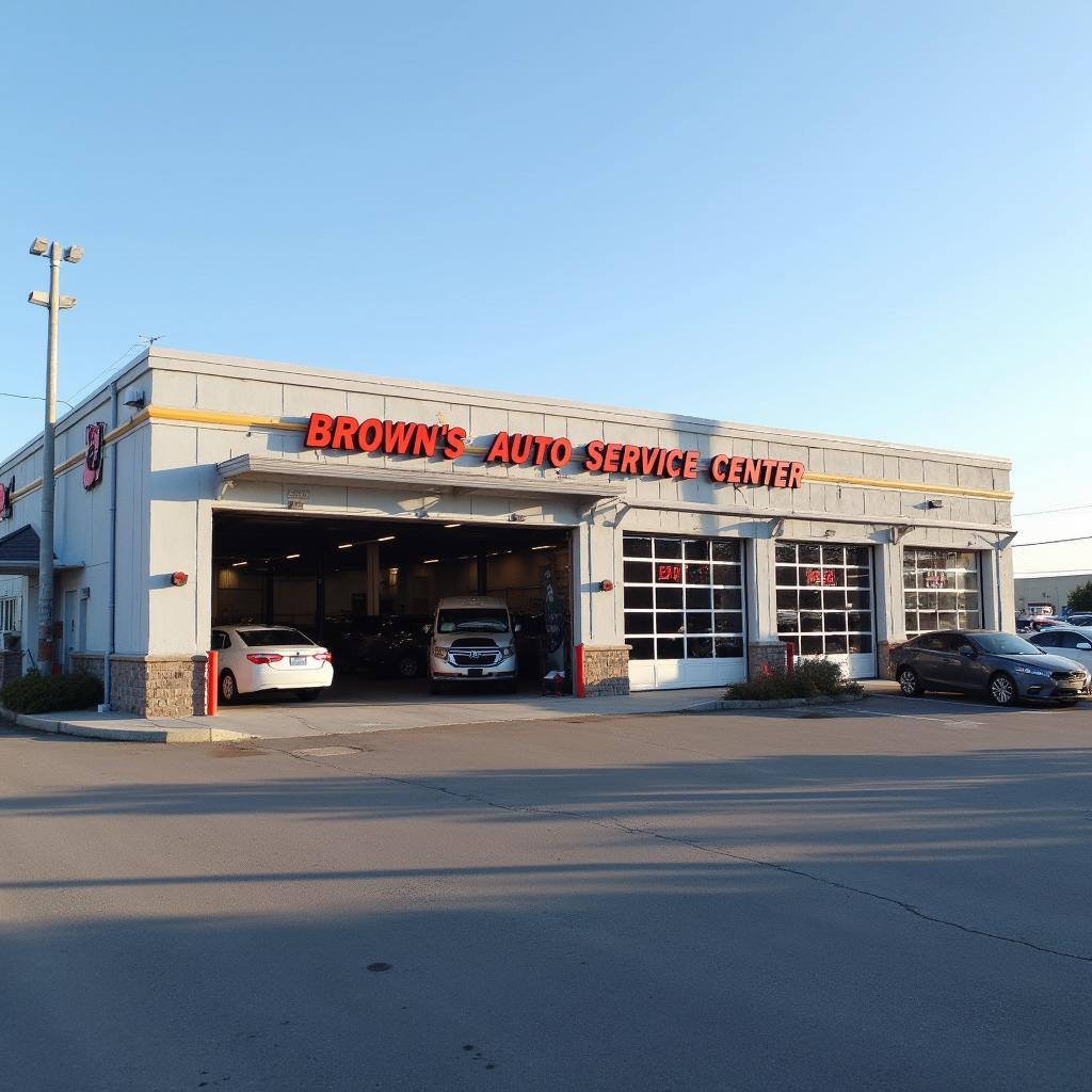 Brown's Auto Service Center building exterior