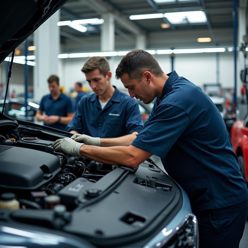 Burke Auto Service Experts in Action