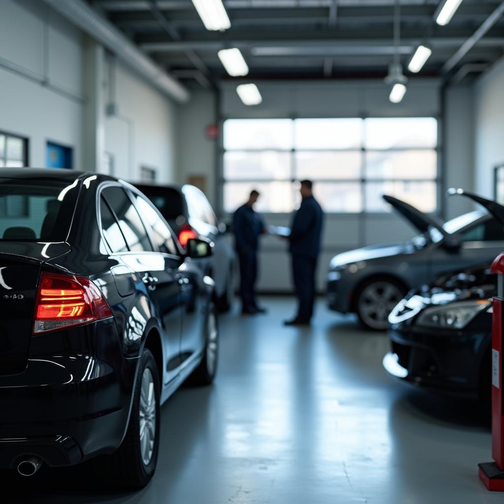 Modern Auto Service Shop