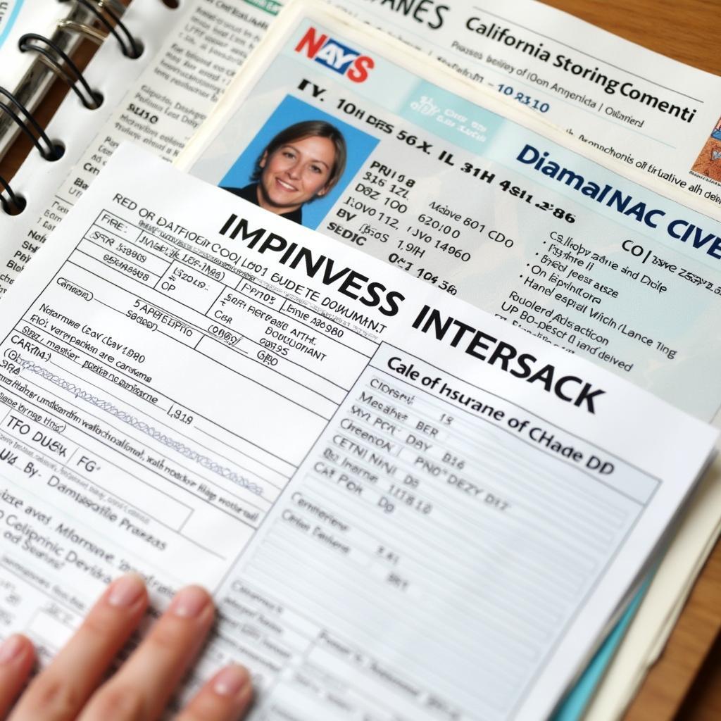 Essential documents for California vehicle registration