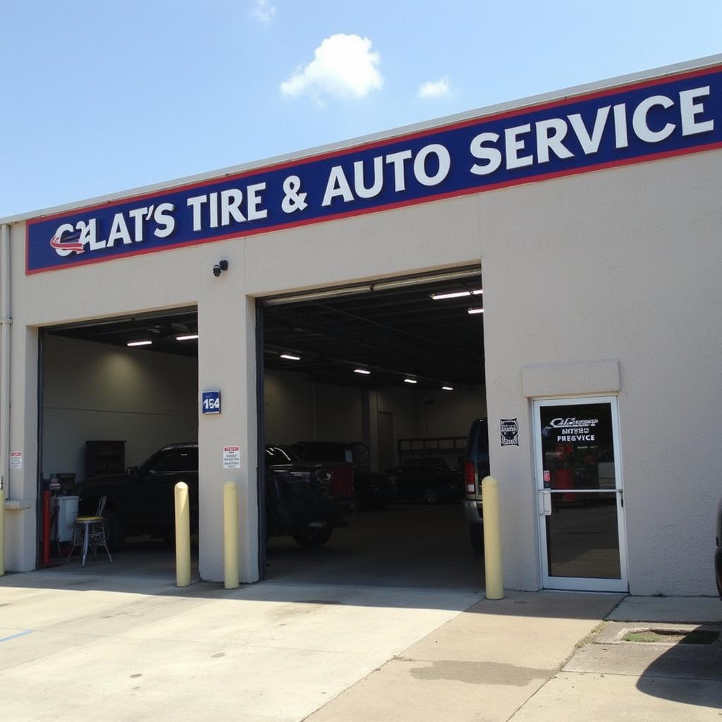 Cal's Tire & Auto Service Shop Front