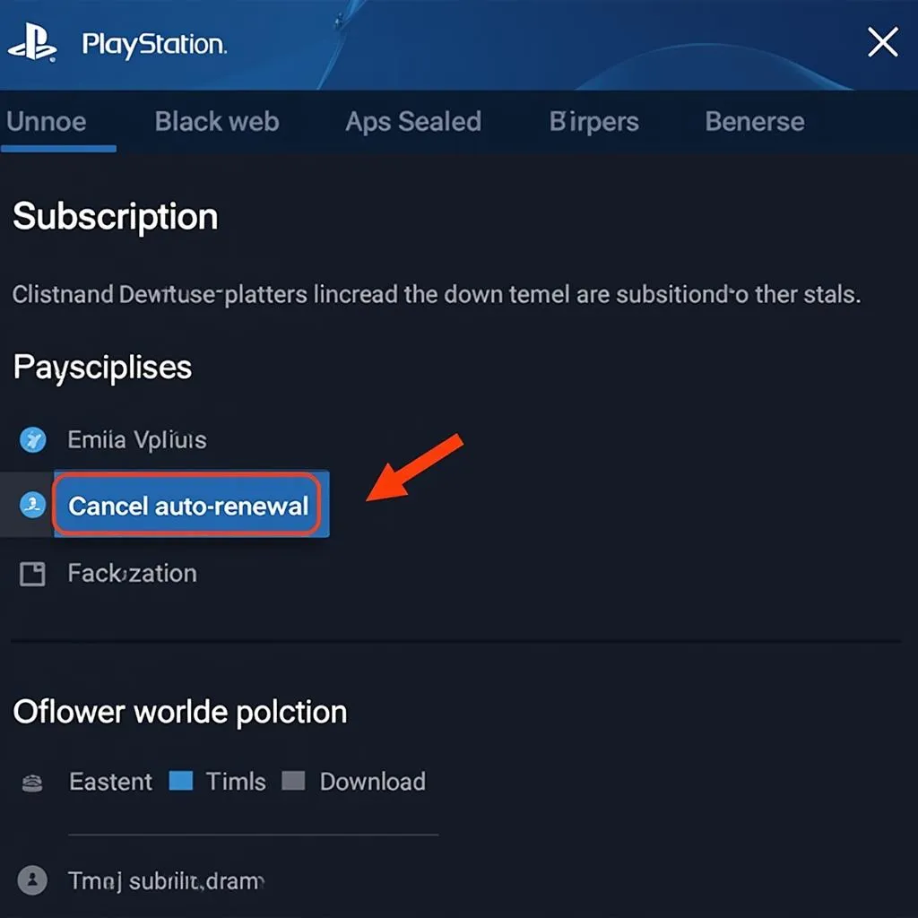 Canceling PlayStation Subscription