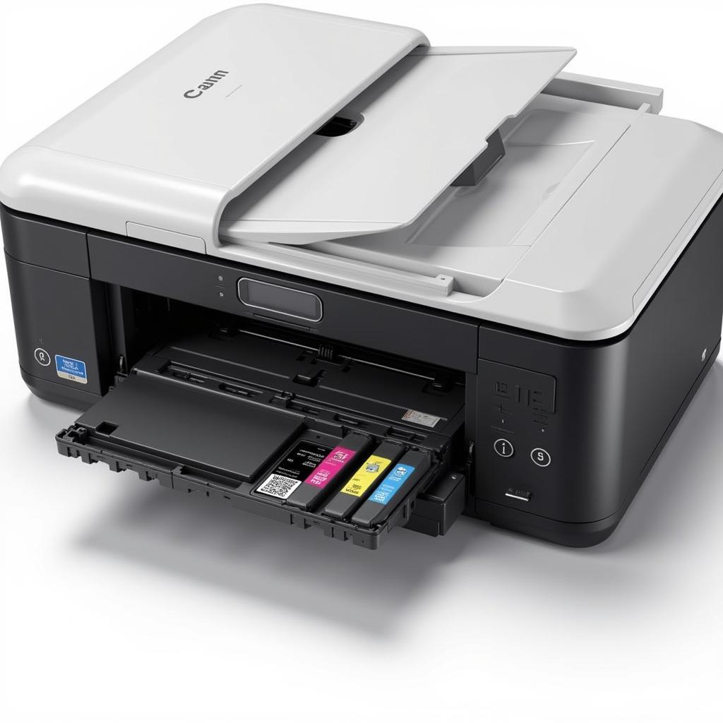 Canon printer with ink cartridges