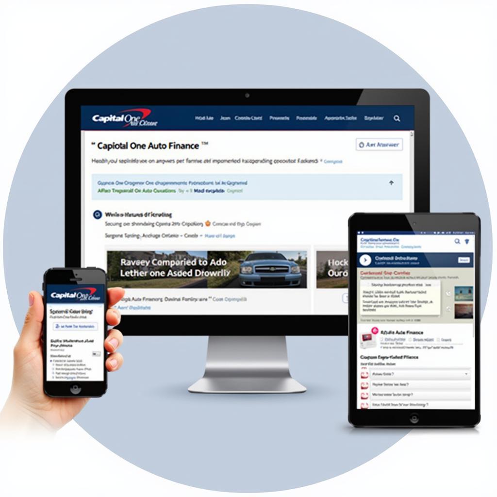 Accessing Capital One Auto Finance Online Services