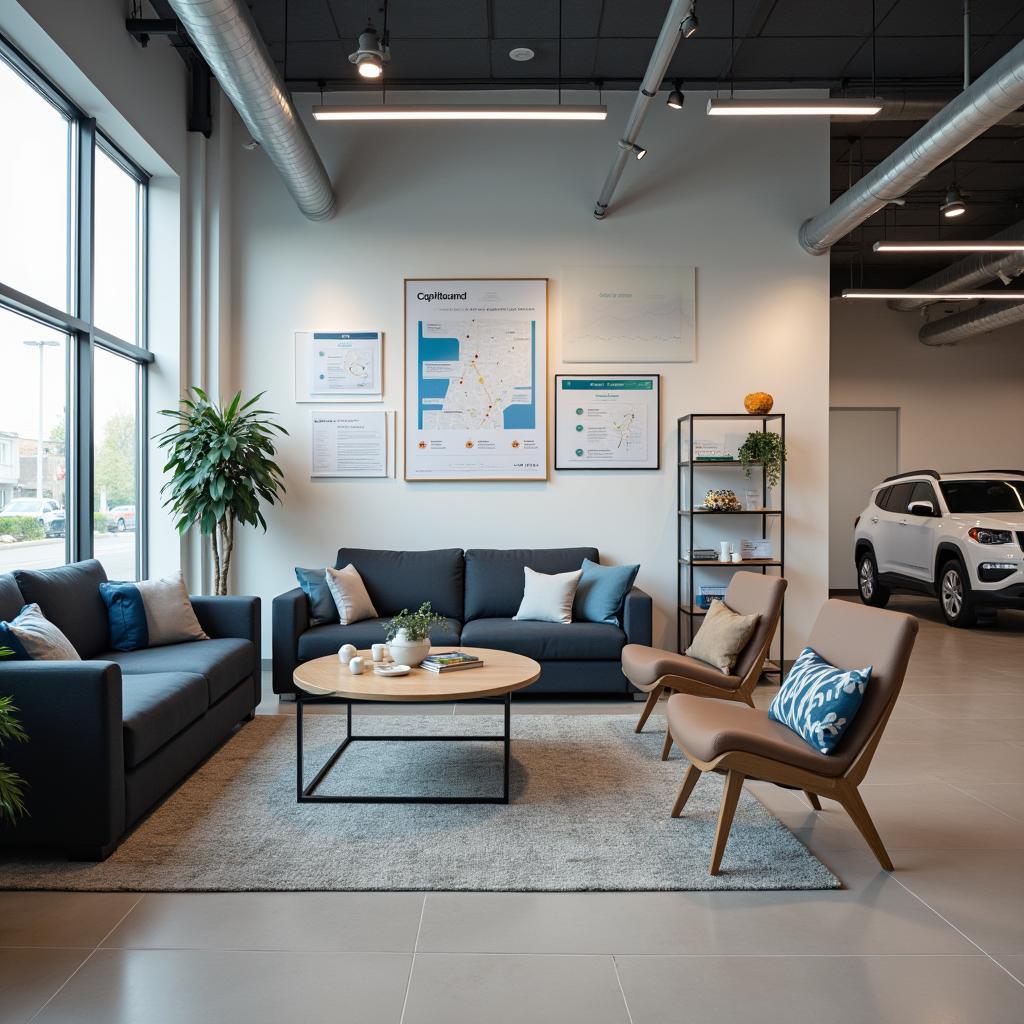 Comfortable Customer Lounge at Capitaland Auto Service