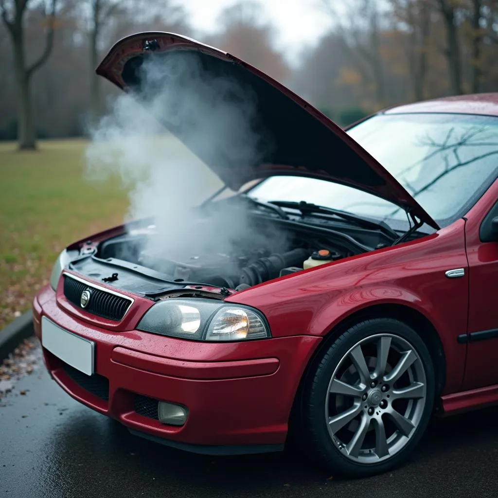 Car AC blowing hot air