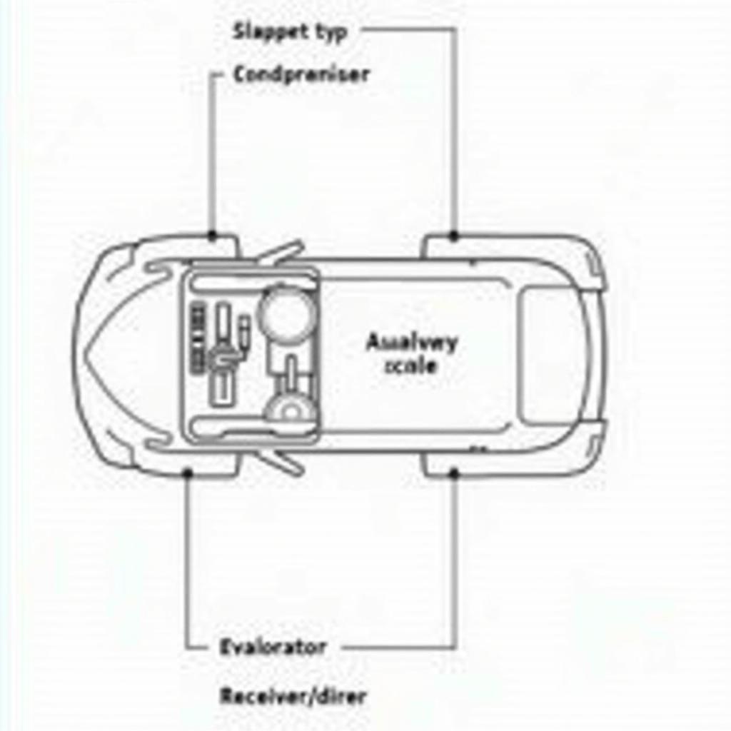 Car AC Components Diagram