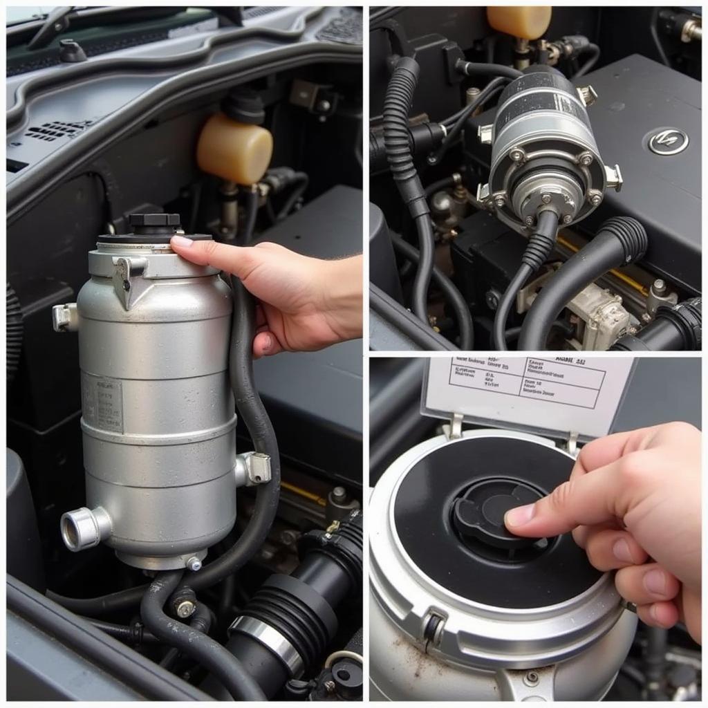 Car AC Compressor Replacement Process