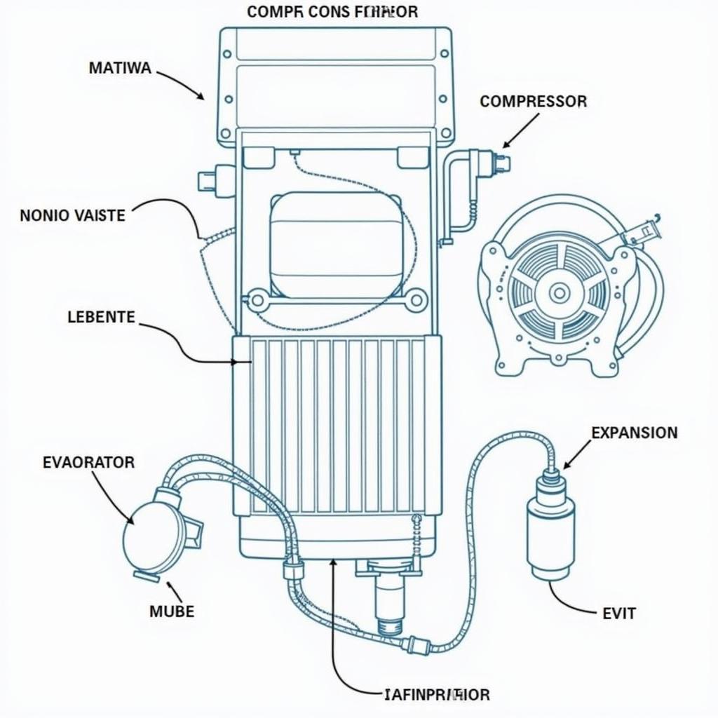 Diagram of Car AC System