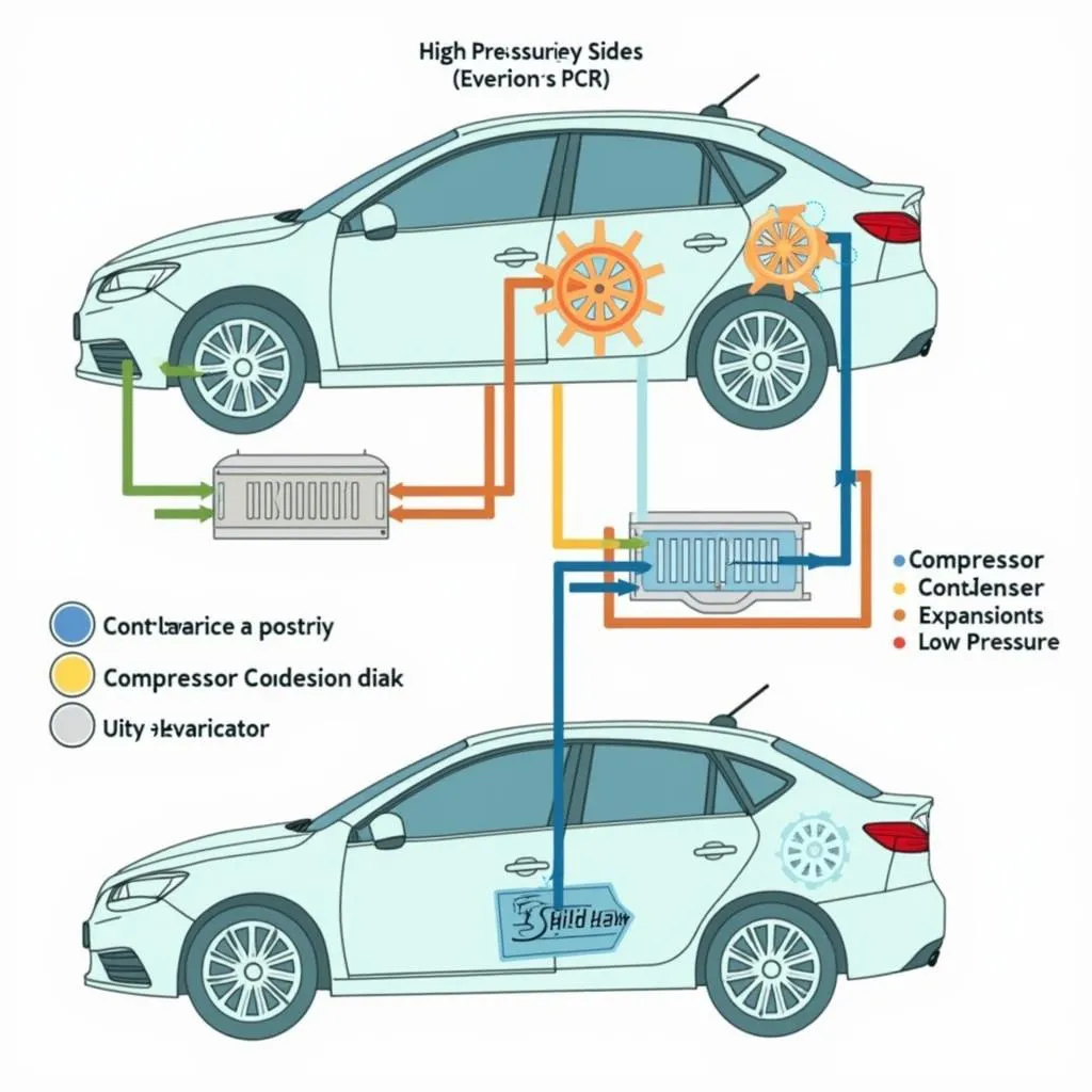 Car AC System Diagram