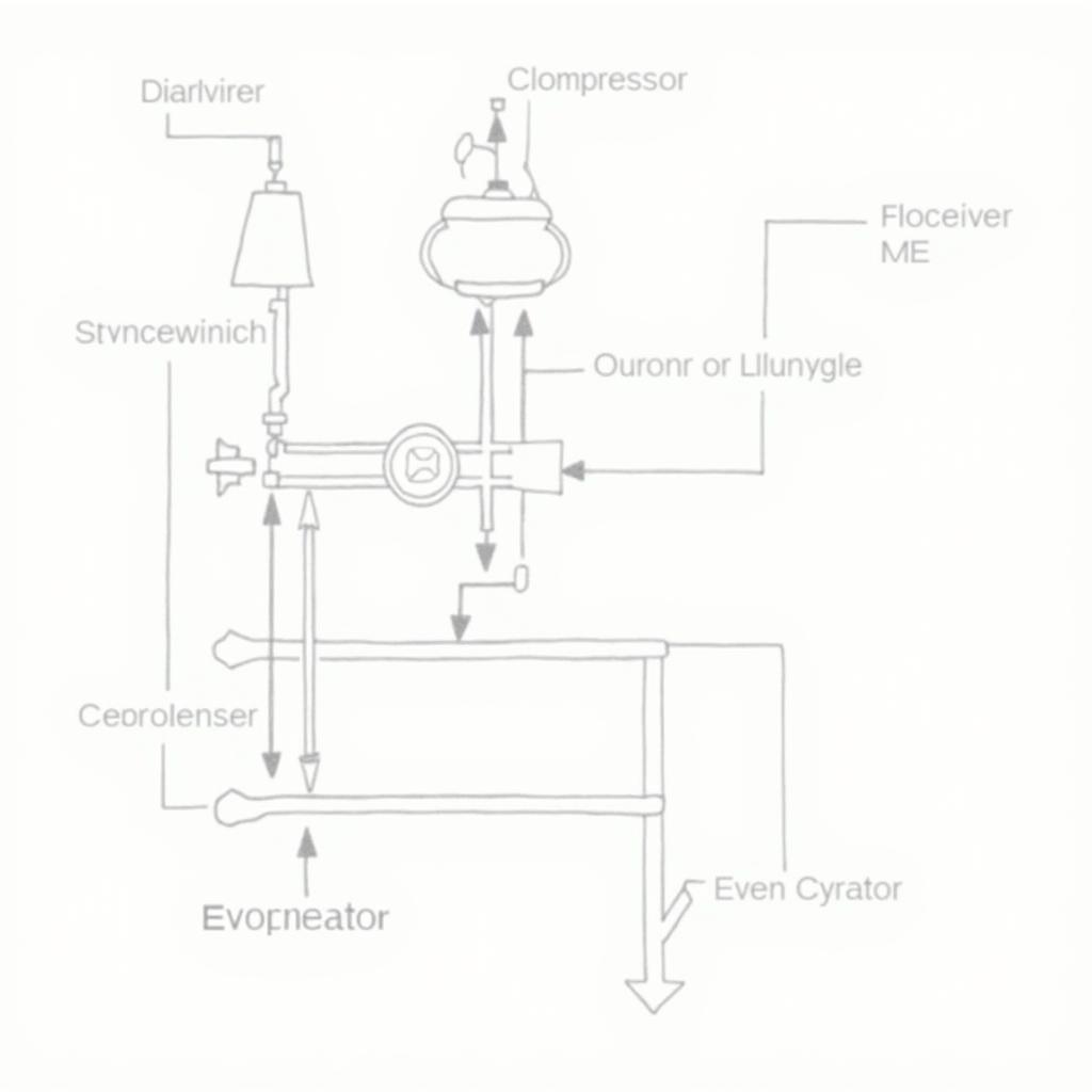 Car AC System Components Diagram