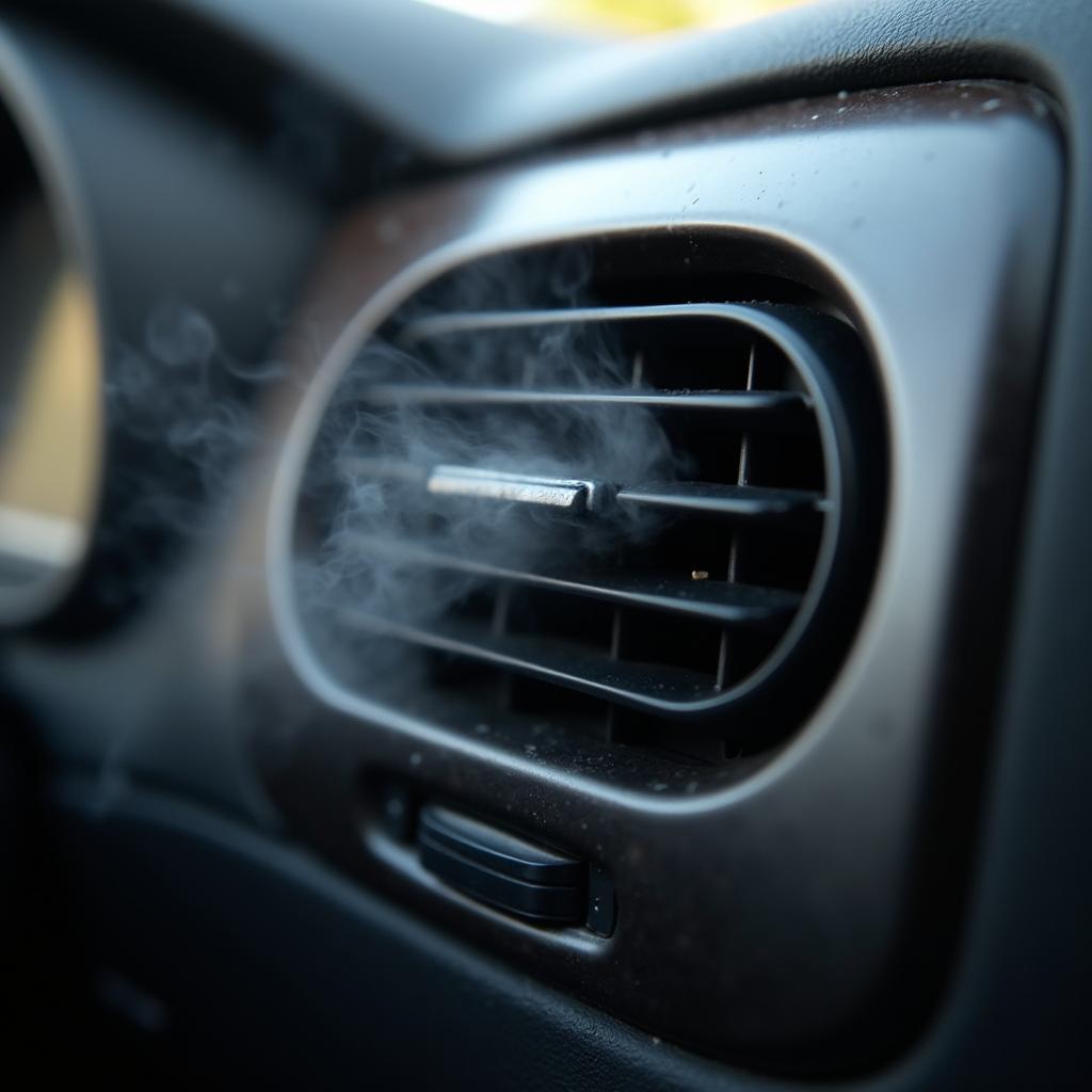 Car AC Vent Blowing Warm Air