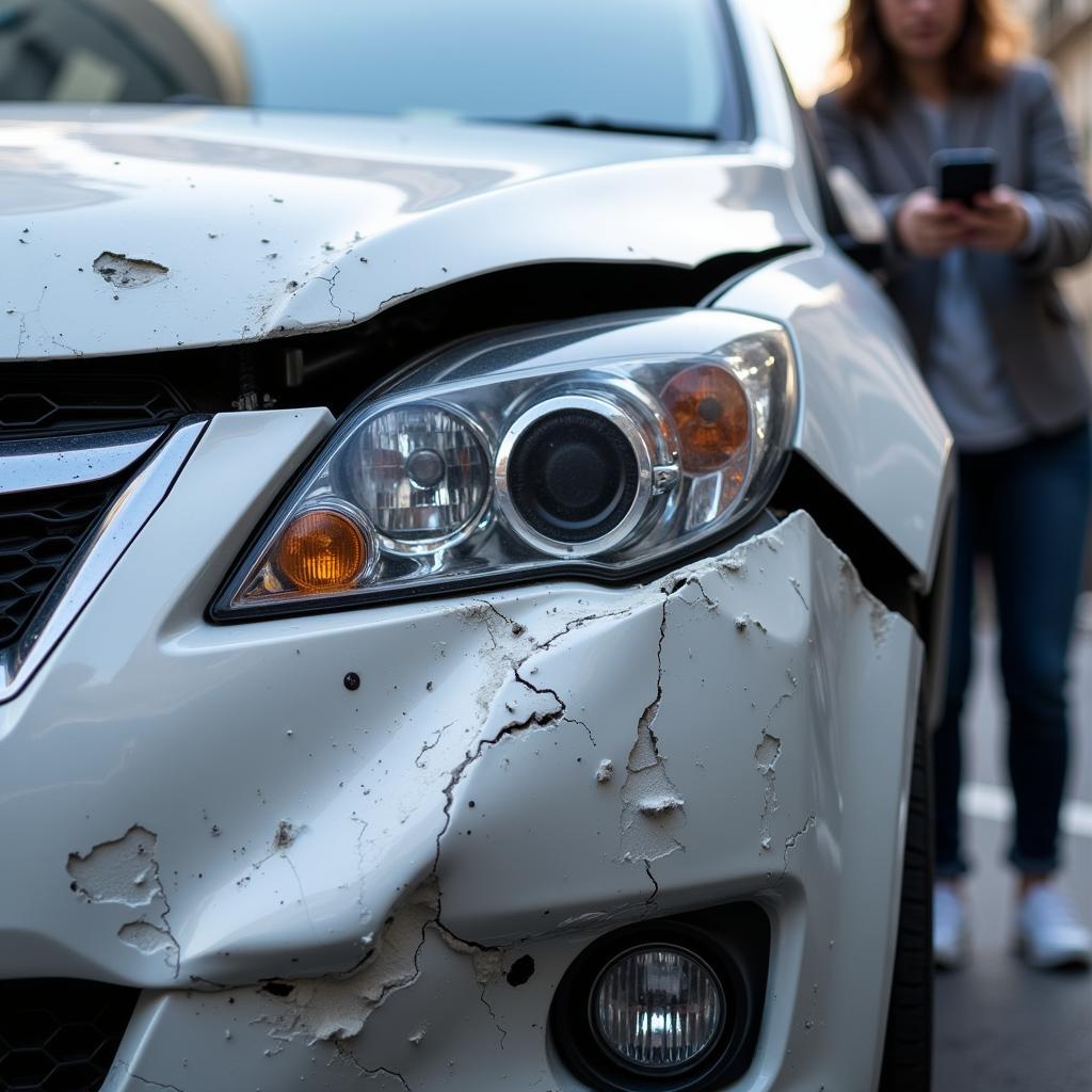 Assessing car damage after an accident